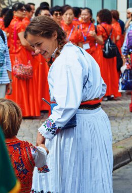 Magdebourg, Almanya 'daki Avrupa Koro Oyunları Halkı