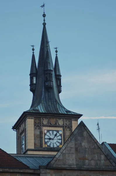 Praga República Checa Julho 2015 Uma Bela Vista Edifícios Históricos — Fotografia de Stock