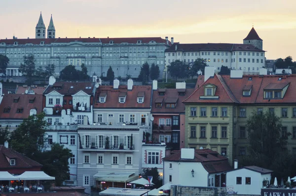 Prague Czech Republic Jul 2015 Beautiful View Historical Buildings Statues — 图库照片