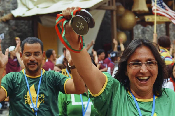 Menschen Bei Den European Choir Games Magdeburg — Stockfoto