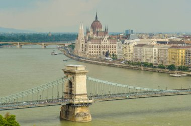 Macaristan 'ın Budapeşte kentsel manzarası