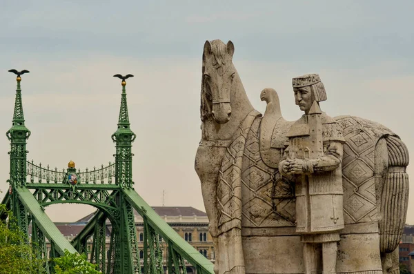 Городская Сцена Будапешта Венгрия — стоковое фото
