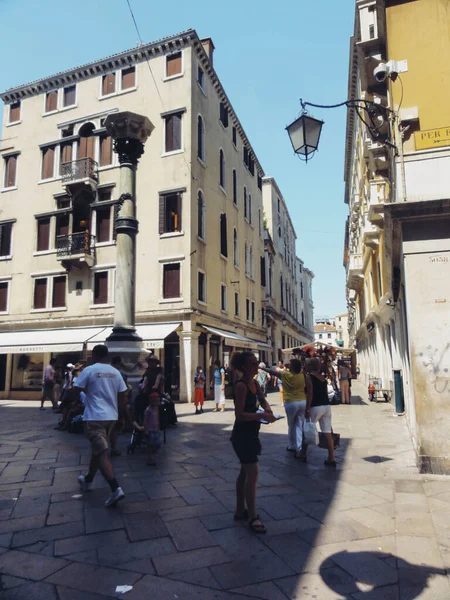 Staré Italské Město Benátky Itálie — Stock fotografie