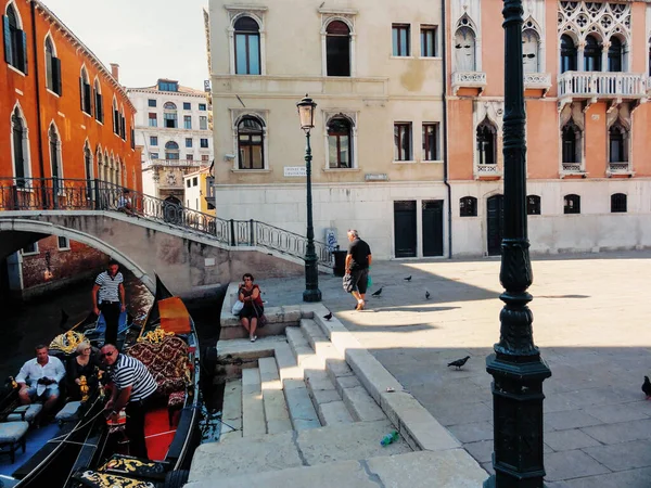 Eski Talyan Kasabası Venedik Talya — Stok fotoğraf