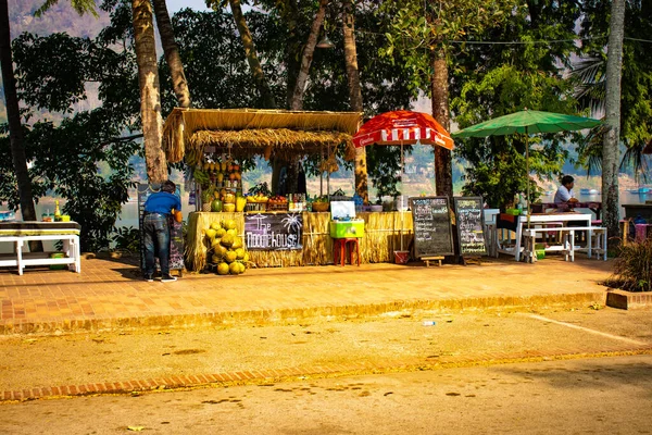 Město Luang Prabang Dne Laos — Stock fotografie