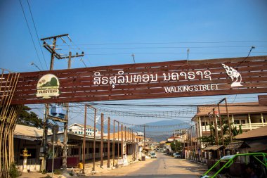 Vang Vieng şehri bölgesi, Laos 