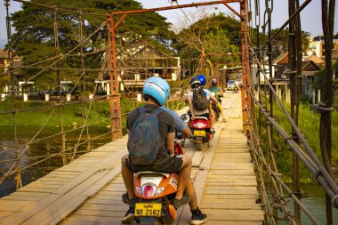 Vang Vieng şehri bölgesi, Laos 