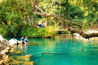 Vang Vieng şehri bölgesi, Laos 
