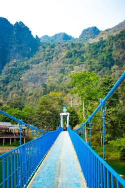 Vang Vieng şehri bölgesi, Laos 