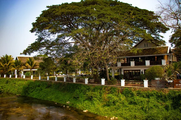 Terytorium Miasta Vang Vieng Laos — Zdjęcie stockowe