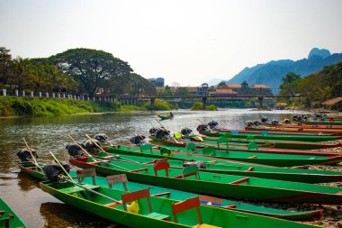 Nansong Nehri 'nin manzarası, Laos