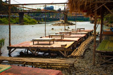 Nansong Nehri 'nin manzarası, Laos