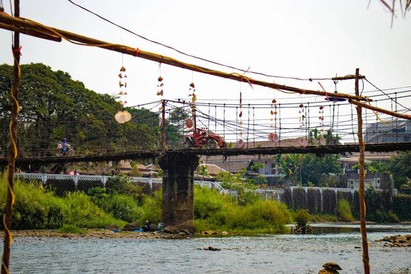 Malerischer Blick Auf Den Nansong River Laos — Stockfoto