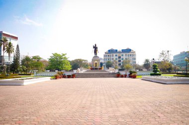 Vientiane, Laos 'taki şehir parkı 