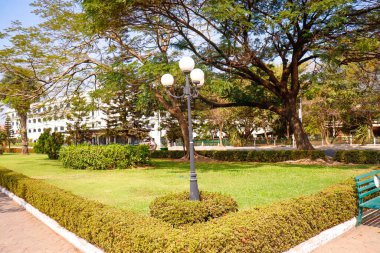 Vientiane, Laos 'taki şehir parkı 