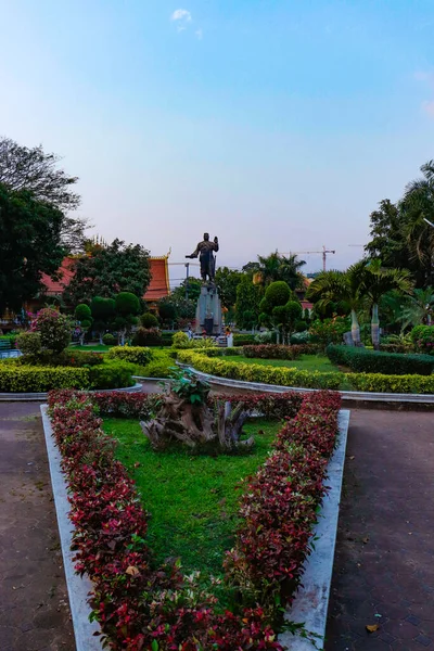 Monumento Ciudad Vientiane Laos — Foto de Stock