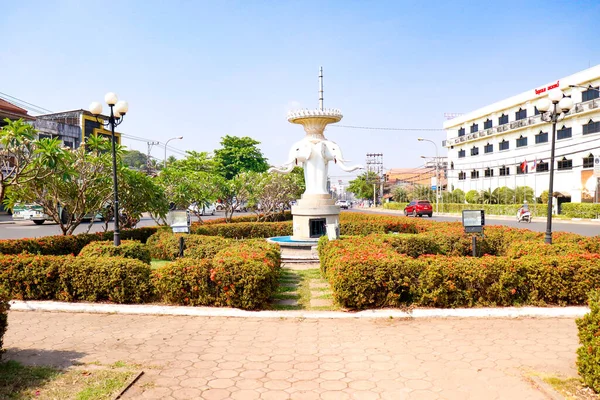 Stadtpark Vientiane Laos — Stockfoto