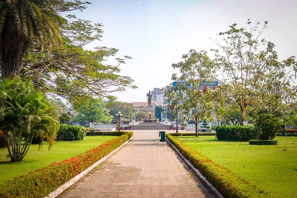 Parque Ciudad Vientiane Laos — Foto de Stock