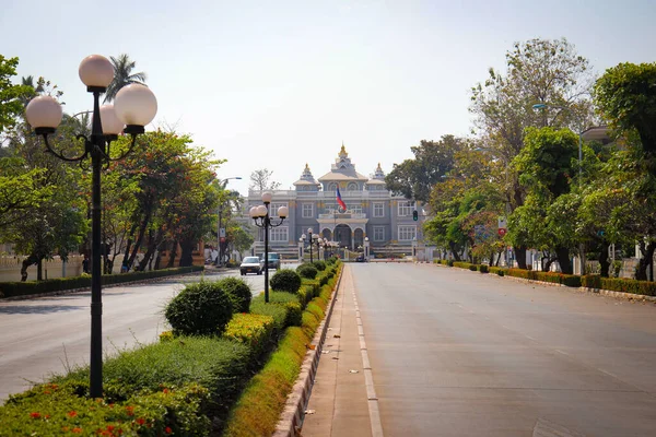 Vientiane Stad Overdag Laos — Stockfoto