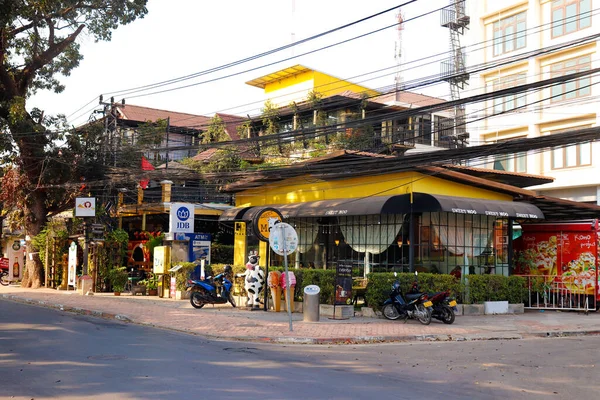 Cidade Vientiane Durante Dia Laos — Fotografia de Stock