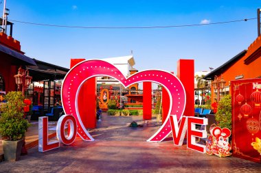 Gündüz şehir manzarası, Vientiane, Laos 