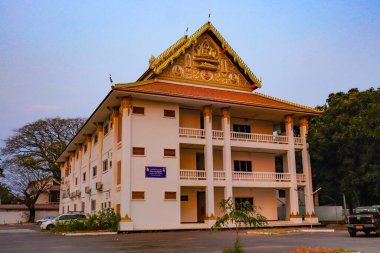 Vientiane kasabası gündüz vakti Laos 