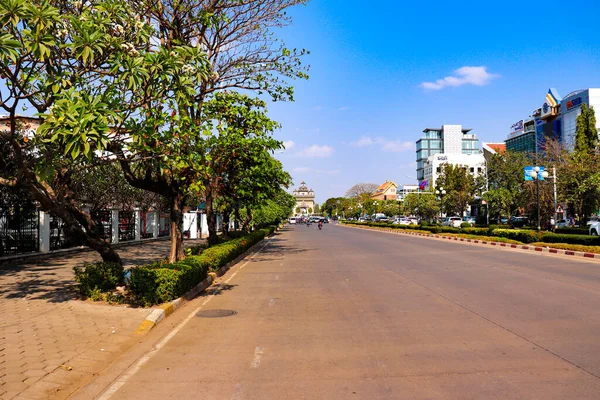 Stadtbild Tagsüber Vientiane Laos — Stockfoto