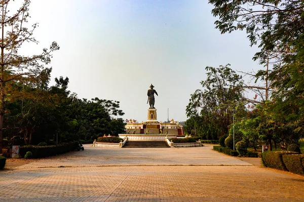 Stadtgebiet Vientiane Laos — Stockfoto