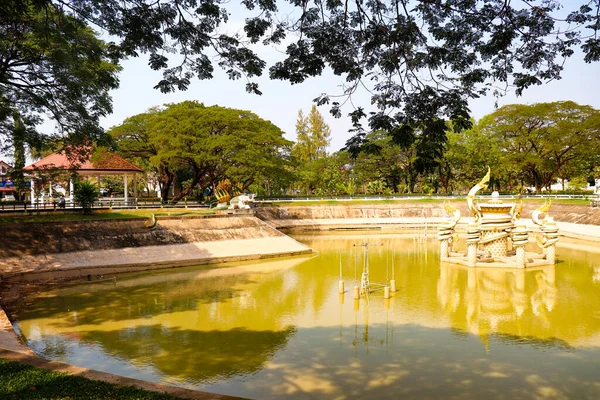 Park Buddy Dzień Vientiane Laos — Zdjęcie stockowe