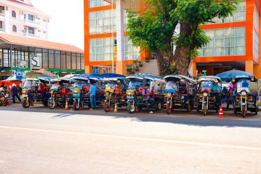 Vientiane kasabası gündüz vakti Laos 