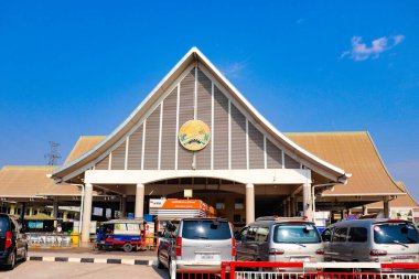 Vientiane kasabası gündüz vakti Laos 