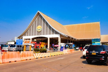 Vientiane kasabası gündüz vakti Laos 