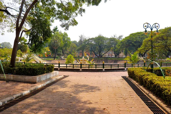 Park Buddy Dzień Vientiane Laos — Zdjęcie stockowe