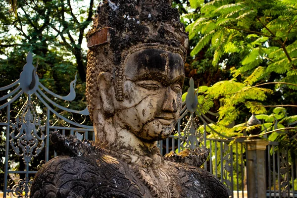 Buddha Parkı Laos Eski Usul Duruyor — Stok fotoğraf
