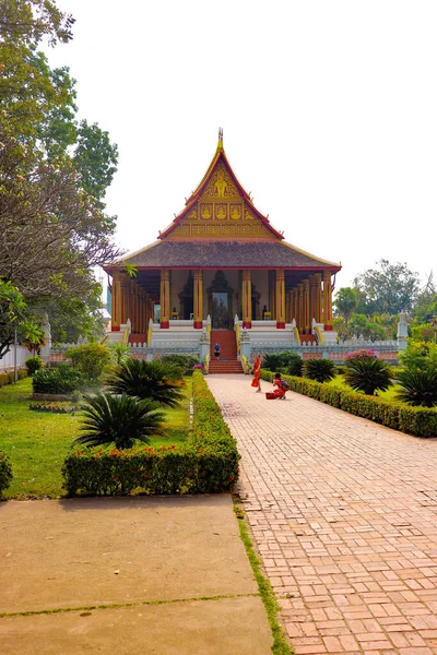 Haw Phra Kaew Buddyjska Świątynia Tajlandii — Zdjęcie stockowe