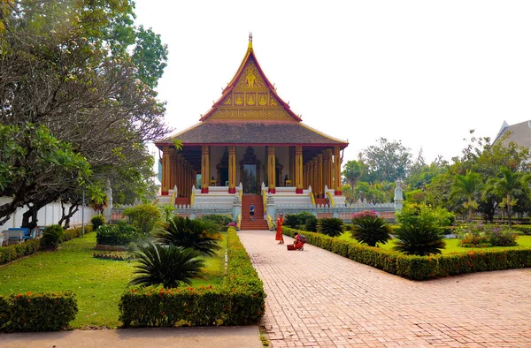 泰国Haw Phra Kaew佛教寺庙 — 图库照片