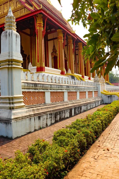 Haw Phra Kaew Budddhist Temple Thailand — стоковое фото