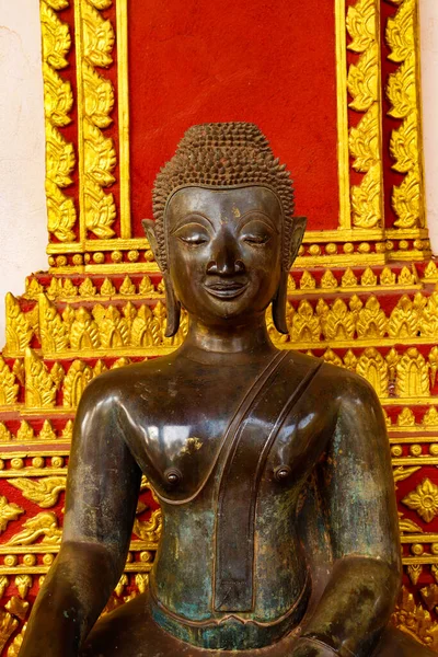 Buda Heykeli Haw Phra Kaew Tapınağı Laos — Stok fotoğraf
