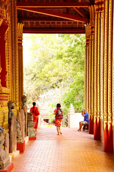 Haw Phra Kaew Budddhist Temple Thailand — стоковое фото