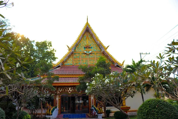Laos Taki Asyalı Güzel Budist Mimarisi — Stok fotoğraf