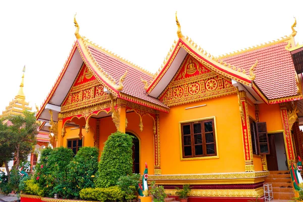 Buddhista Templom Építészet Dekoráció Laosz — Stock Fotó