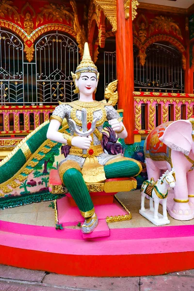 Βουδιστική Αρχιτεκτονική Ναού Και Διακόσμηση Λάος — Φωτογραφία Αρχείου
