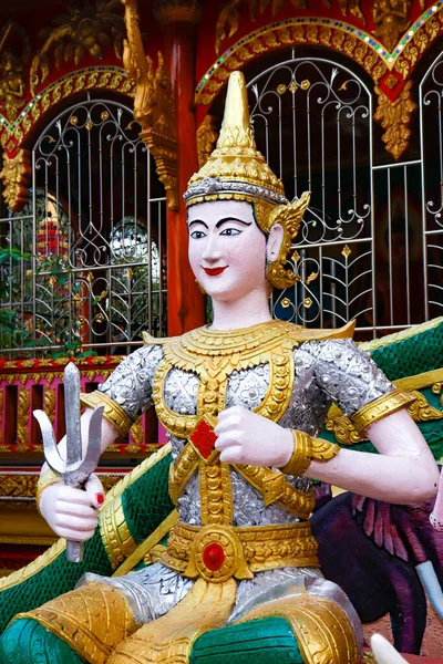 Budhistická Architektura Dekorace Chrámu Laos — Stock fotografie