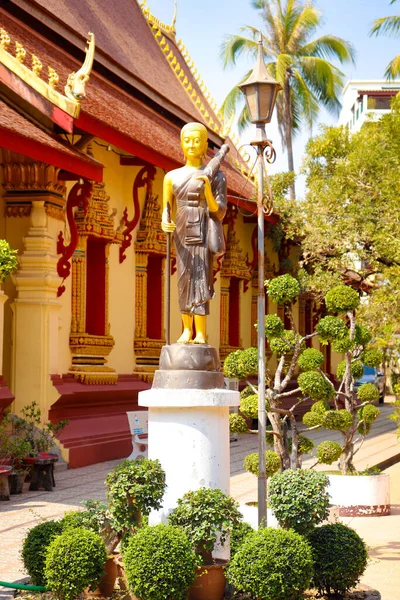 Arquitectura Estatuas Budistas Laos —  Fotos de Stock