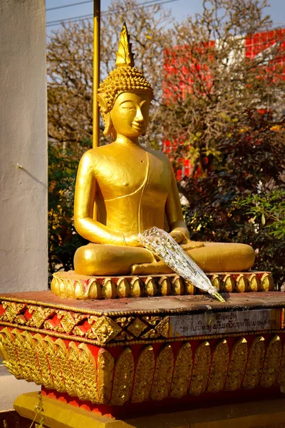 Boeddhistische Architectuur Beelden Laos — Stockfoto