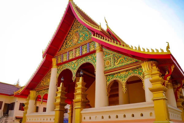 Vientiane Temple Bouddhiste Laos — Photo