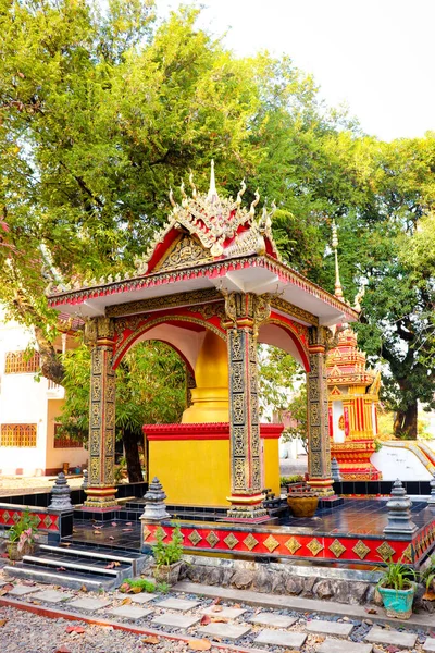 Vientiane Stad Boeddhistische Tempel Laos — Stockfoto