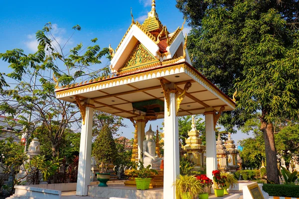 Close Decoração Budista Vientiane Laos — Fotografia de Stock