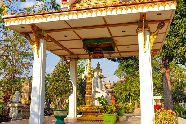 Närbild Buddhistisk Dekoration Vientiane Laos — Stockfoto
