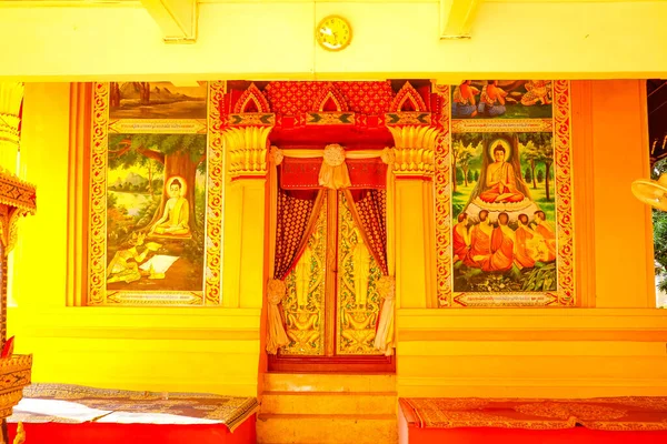 Décoration Bouddhiste Vientiane Laos — Photo